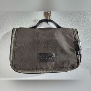 Versace Black Hanging Toiletry Bag 10.5x6.5x3 Multipocket